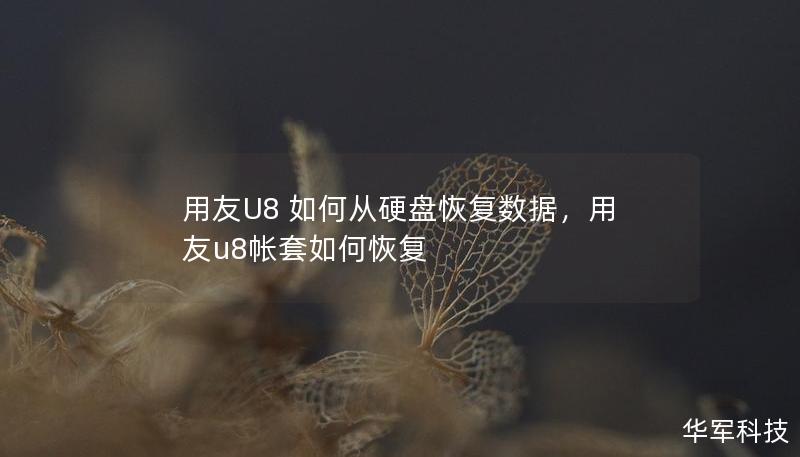 用友U8 如何從硬盤恢復數據，用友u8帳套如何恢復