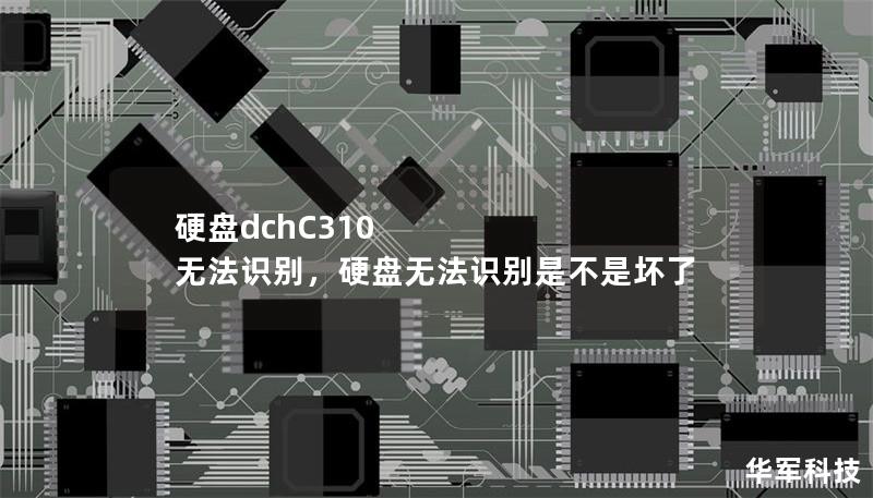 硬盤dchC310 無法識別，硬盤無法識別是不是壞了