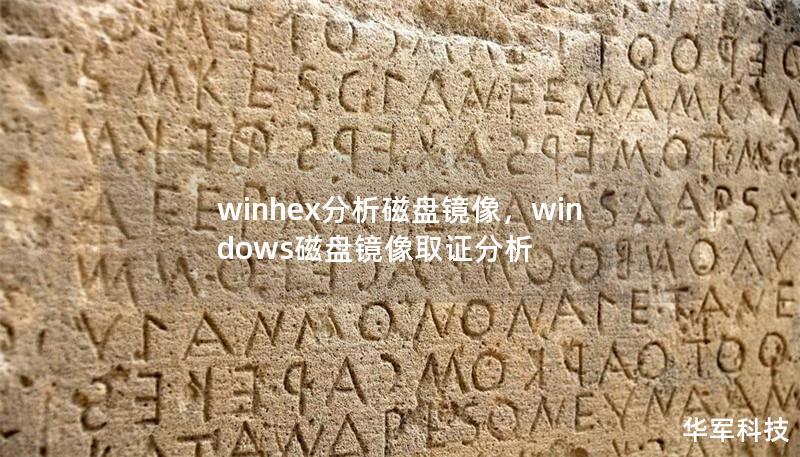 winhex分析磁盤鏡像，windows磁盤鏡像取證分析